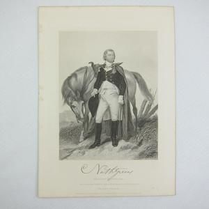 Major General Nathanael Greene 1862 Steel Engraving Print Revolutionary War